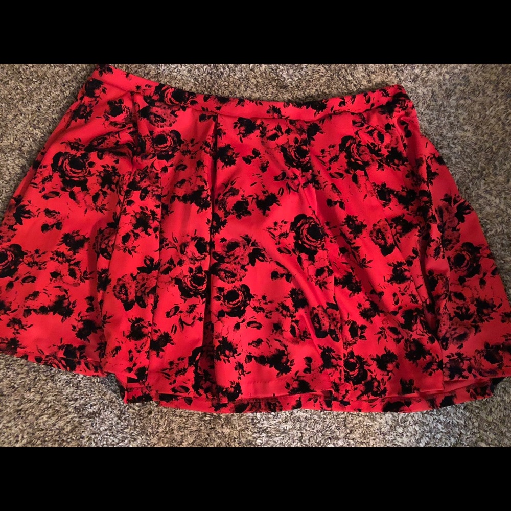 Torrid pleated skater skirt